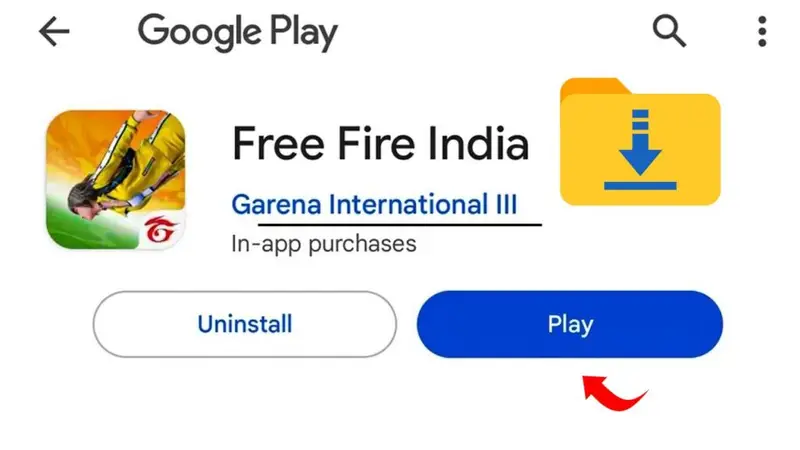 Free Fire India Install Start