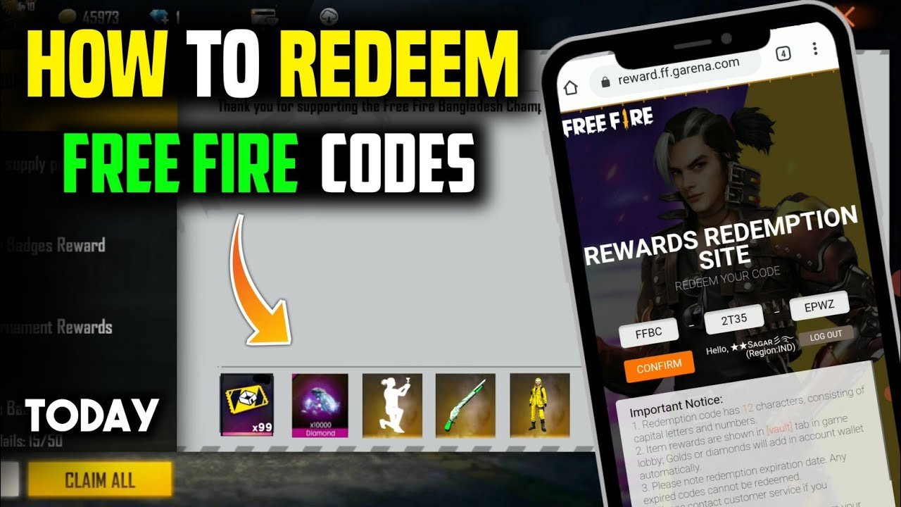 Free Fire Max Redeem Code New