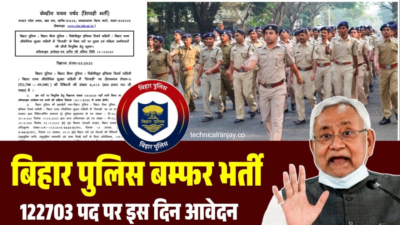 Bihar Police New Bharti